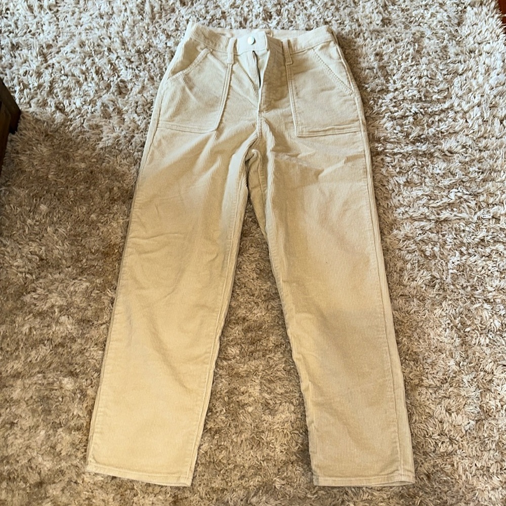 Vintage white corduroy pants
